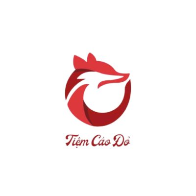 logo tiệm cáo đỏ