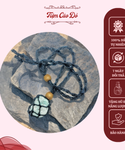 Vòng đan dây hải lam thạch