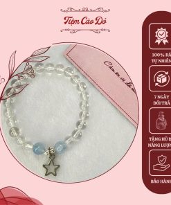 vòng đá hạt trắng